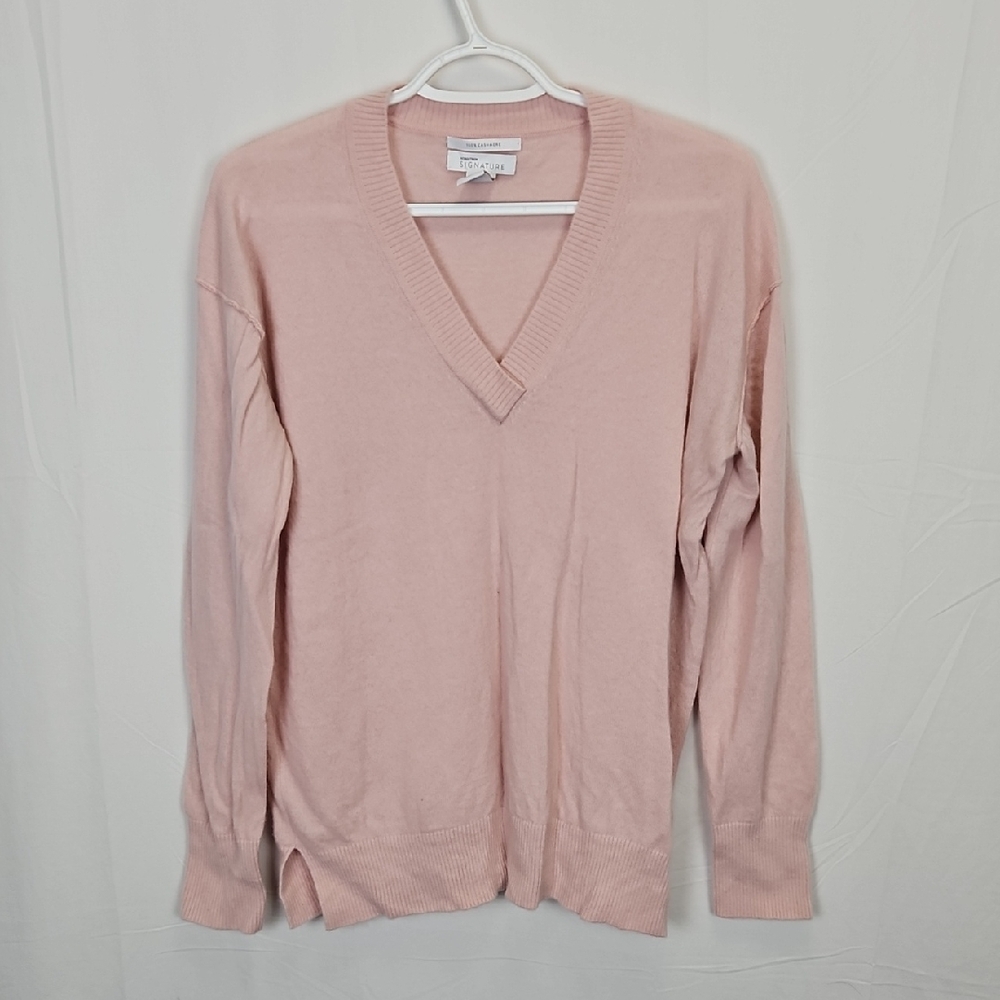 Nordstrom Signature Cashmere Pink Sweater